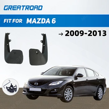 2db Mellső L/R Autó sárfogó A Mazda 6 2009-2013 GH Sorozat Mudflaps Splash Őrök Sár Fedél Mudguards Fender 2010 2011 2012
