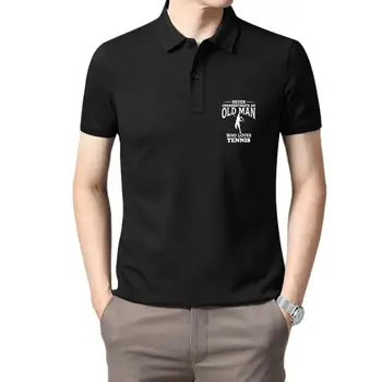 Soha ne Becsüld alá Egy Öreg Ember Szereti a Tenisz Póló Streetwear Játék Születésnapi Ajándék Rövid Ujjú T-shirt